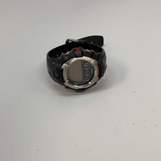 Designer Casio G -Shock G-3010 Black Round Dial Digital Wristwatch image number 3