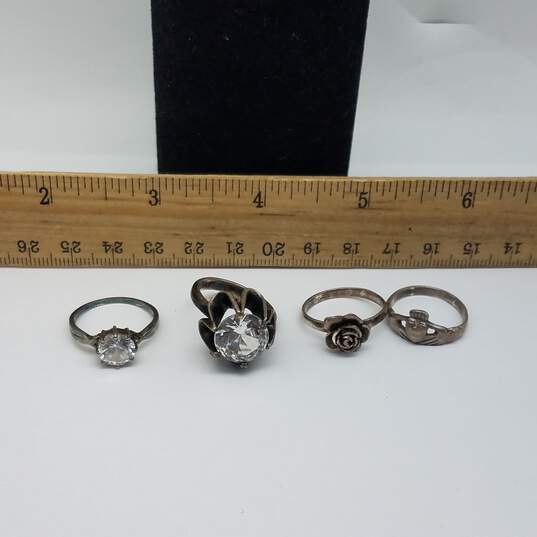 Sterling Silver Ring Jewelry Bundle 4pcs 15.4g image number 6