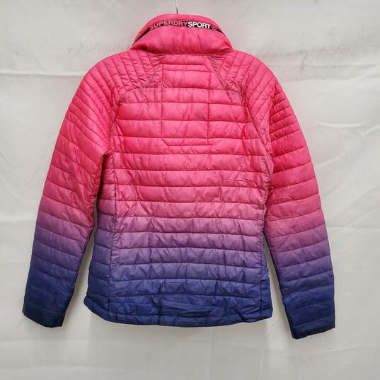 Superdry Ombr WM's 3 Tone Puffer Jacket Size SM image number 2