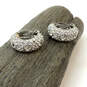 Designer Joan Rivers Clear Crystal Stone Fashionable Clip-On Earrings image number 1