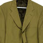 Mens Brown Long Sleeve Notch Lapel Collar Three Button Blazer Size 42L image number 3