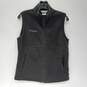 Women's Black Columbia Fleece Zip Vest (Size S) image number 1