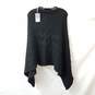 Cocogio Black Poncho Sweater image number 1