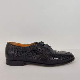 Mezlan Black Genuine Lizard Leather Oxford Dress Shoes Men's Size 10.5 M alternative image