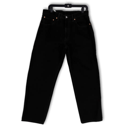 Mens 550 Black Denim Relaxed Fit Medium Wash Straight Leg Jeans Size 34/30 image number 1