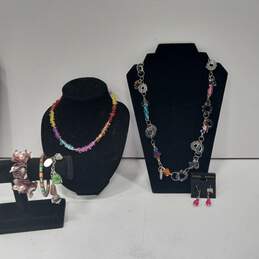 6pc Abstract Rainbow Jewelry Set