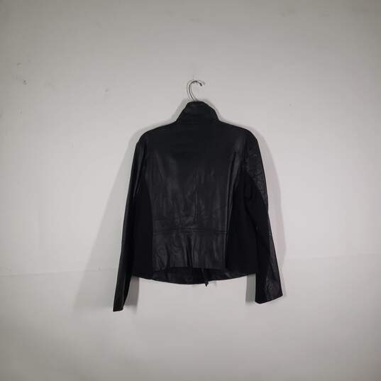 NWT Womens Long Sleeve Full-Zip Short Motorcycle Jacket Size PXL image number 7