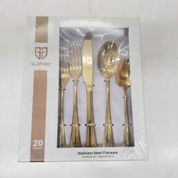 #3 Glophee Stainless Steel Flatware 20 Piece Service Set for 4 - Sealed