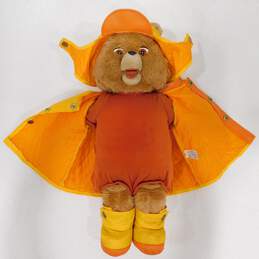 Vintage 1985 Teddy Ruxpin Talking Bear w/ Raincoat alternative image