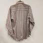 NWT Mens Multicolor Striped Long Sleeve Collared Button Up Shirt Sz 15.5/33 image number 2