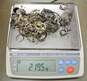 925 Sterling Silver & Stones Scrap Jewelry, 219.5g image number 1
