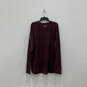 NWT Mens Brown Crew Neck Long Sleeve Pullover Sweatshirt Size 3XL image number 2