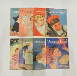 VTG American Family Magazine Lot of 8 1950 & 1951 & 1953