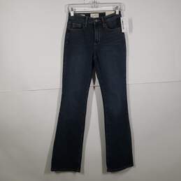 NWT Womens Regular Fit High Rise 5-Pocket Design Bootcut Leg Jeans Size 0/25R