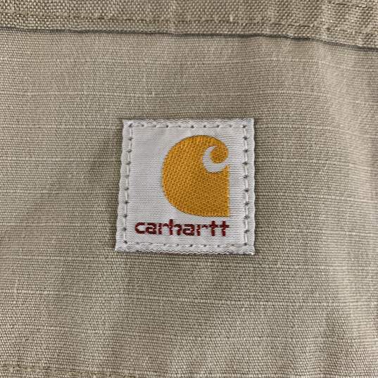Men's Grey Carhartt Cargo Pants, Sz. 38x36 image number 3