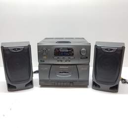 Audiophase 3 Disc Rotary Changer System CD/Tape Player with Speakers Model CD-179