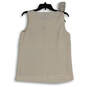 NWT Womens White Gold Sleeveless Round Neck Pullover Tank Top Size 6T image number 2