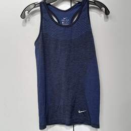 Nike Blue Razor Back Tank Top Size XS