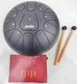 MouKey Brand 11-Note Black Steel Tongue Drum w/ Case and Accessories image number 1