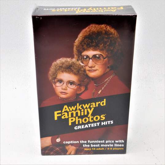 Sealed Awkward Family Photos Greatest Hits Party Game image number 1
