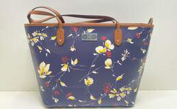 Lauren by Ralph Lauren Navy Floral Tote Bag