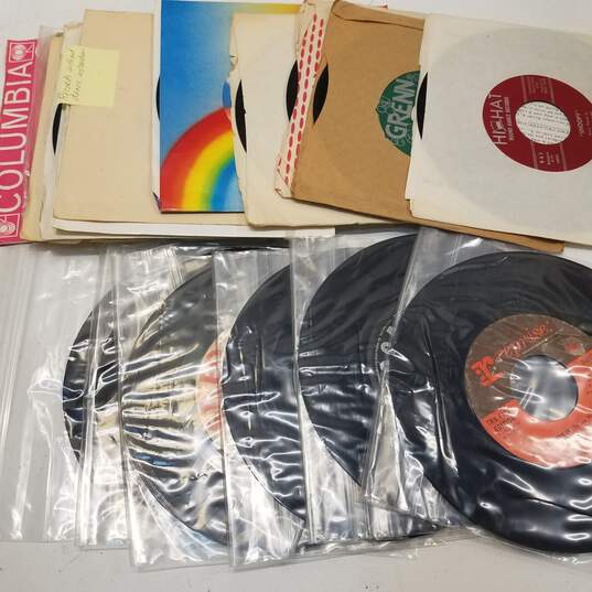 Lot of Assorted 7 Inch Records/45s with Case image number 4