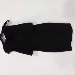 Toccini (NY) Women's Black Overlay Sheath Dress Size 6 NWT alternative image