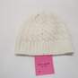 Kate Spade Cable Beanie French Cream NWT image number 1