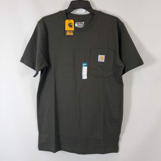 Carhartt Men's Green T-Shirt SZ S NWT image number 1
