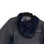 Womens Gray Long Sleeve Pockets Full-Zip Hooded Jacket Size Medium image number 4