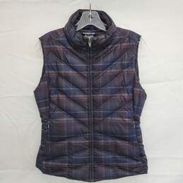 WOMEN'S PATAGONIA 'DOWN WITH IT' NAVY PUFFER VEST SZ SMALL