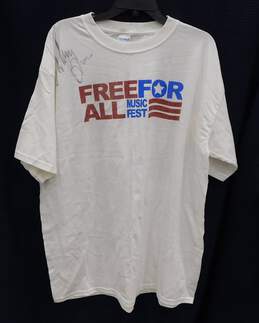 J Anthony Brown Signed 2004 Free For All Music Fest Shirt