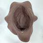 Brown Suede Floppy Hat Women's Size L image number 4