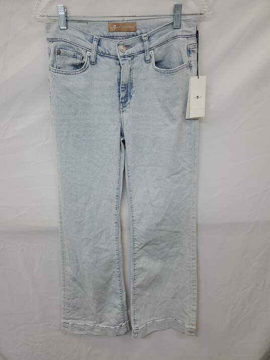 Wm 7 For All Mankind LUXE Vintage Blue Jeans Sz 28 W/Tags image number 1