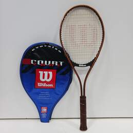 Vintage Wilson Tennis Racquet w/Matching Cover alternative image
