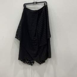 Diane Von Furstenberg Womens Black Asymmetrical A-Line Skirt With COA alternative image
