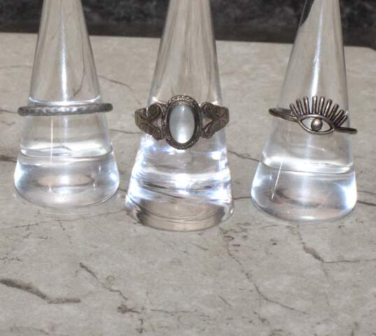 Assortment of 3 Sterling Silver Rings 7.8g image number 2