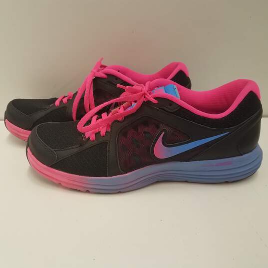 Buy the Nike Fusion ST 669750-003 Black Pink Blue Running Sneakers Women's Size 10 GoodwillFinds