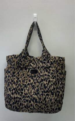 Marc By Marc Jacobs Nylon Quilted Tote Leopard Toe Print
