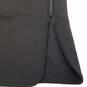 Womens Black Side Zip Knee Length Slit Straight & Pencil Skirt Size 2 image number 5