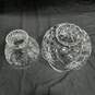 Set of 4 Cut Crystal RLL Herringbone Wine Glasses & Bowls image number 5