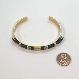Designer Stella & Dot Gold-Tone Multicolor Beaded Fashionable Cuff Bracelet alternative image