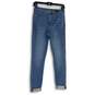 NWT Womens Blue Denim Medium Wash High Rise 5-Pocket Design Skinny Jeans Size 0R image number 1