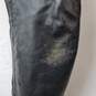 First Class Leather Gear Black Motorcycle Chaps Men's M image number 7