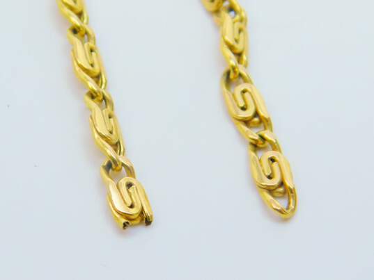 8K Yellow Gold Chain Necklace for Repair 5.0g image number 3