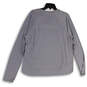 NWT Womens Gray Loose Fit Long Sleeve Crew Neck Activewear T-Shirt Size L image number 2