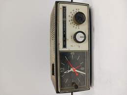 Vintage Brown FM/AFC Clock Radio