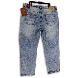 NWT Mens Blue Denim Medium Wash 5-Pocket Design Straight Leg Jeans Sz 44x32 alternative image