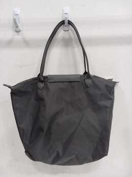 Longchamp Gray Nylon Leather Tote Bag alternative image