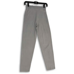 NWT Womens Gray Elastic Waist Skinny Leg Pull-On Ankle Pants Size Small